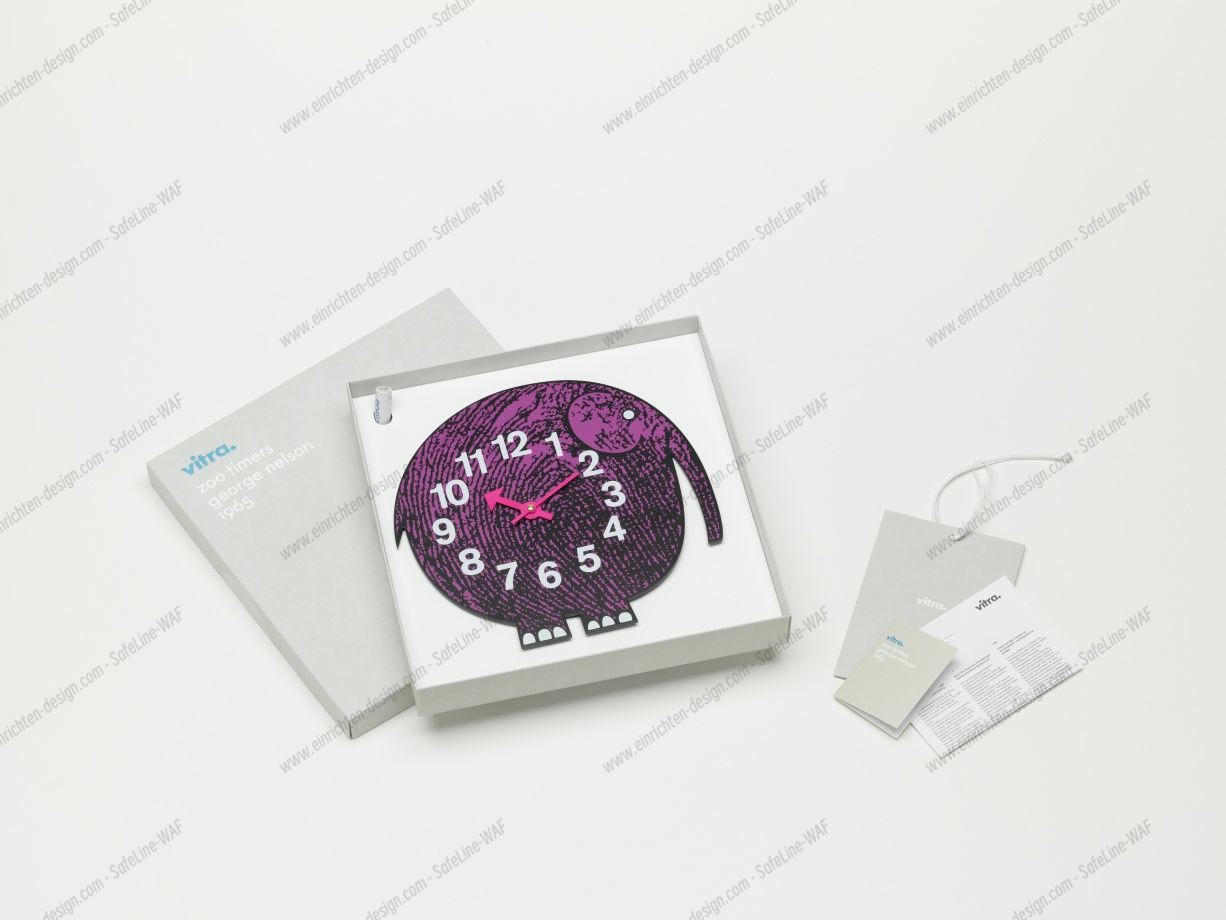 Elihu the Elephant Zoo Timers Wall Clock Vitra