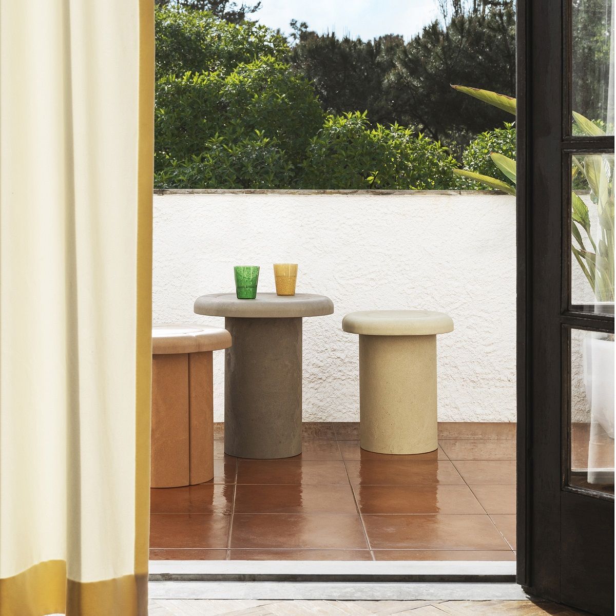 Alder Stool Indoor / Outdoor Mater