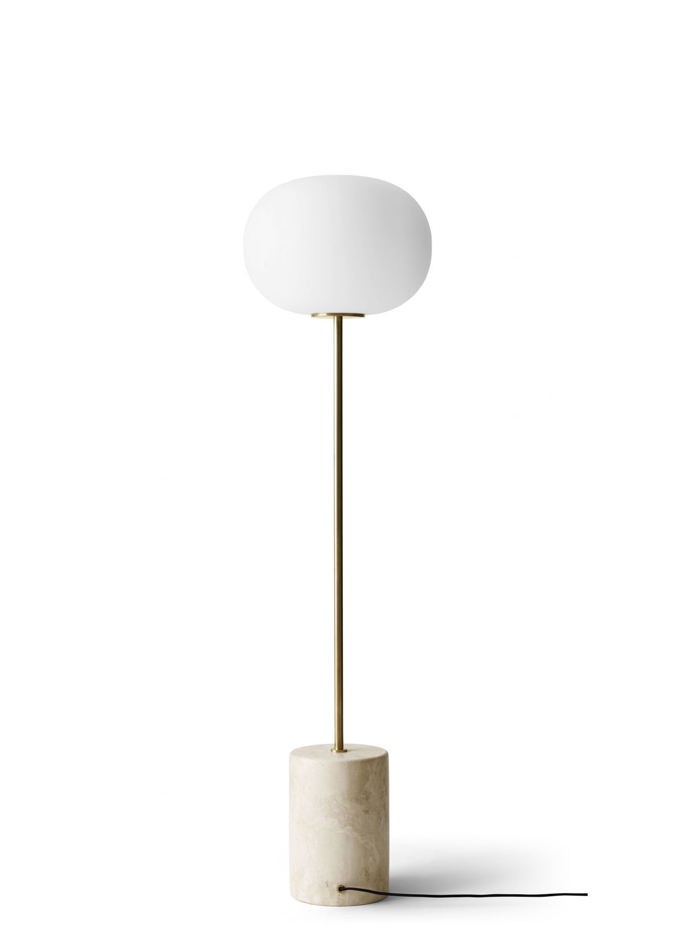 JWDA Floor lamp Audo Travertine - brushed brass