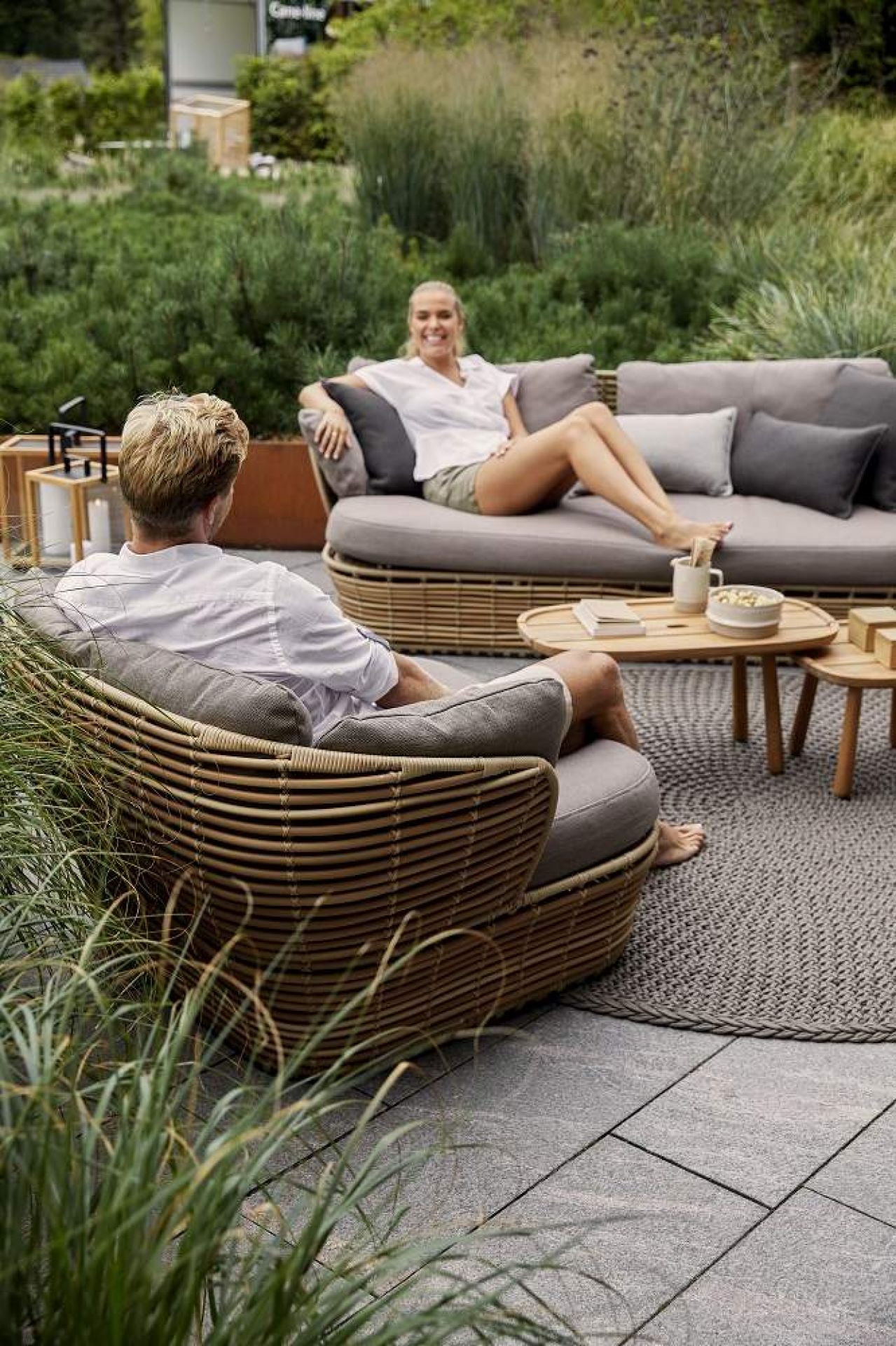 Basket Outdoor Lounge chair Cane-Line