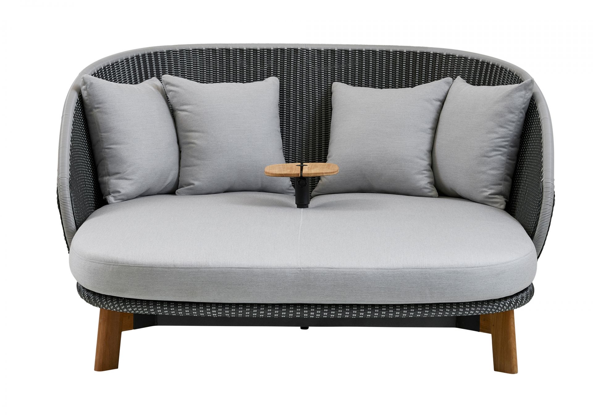 Peacock Outdoor Lounger with table and cushions Cane-Line