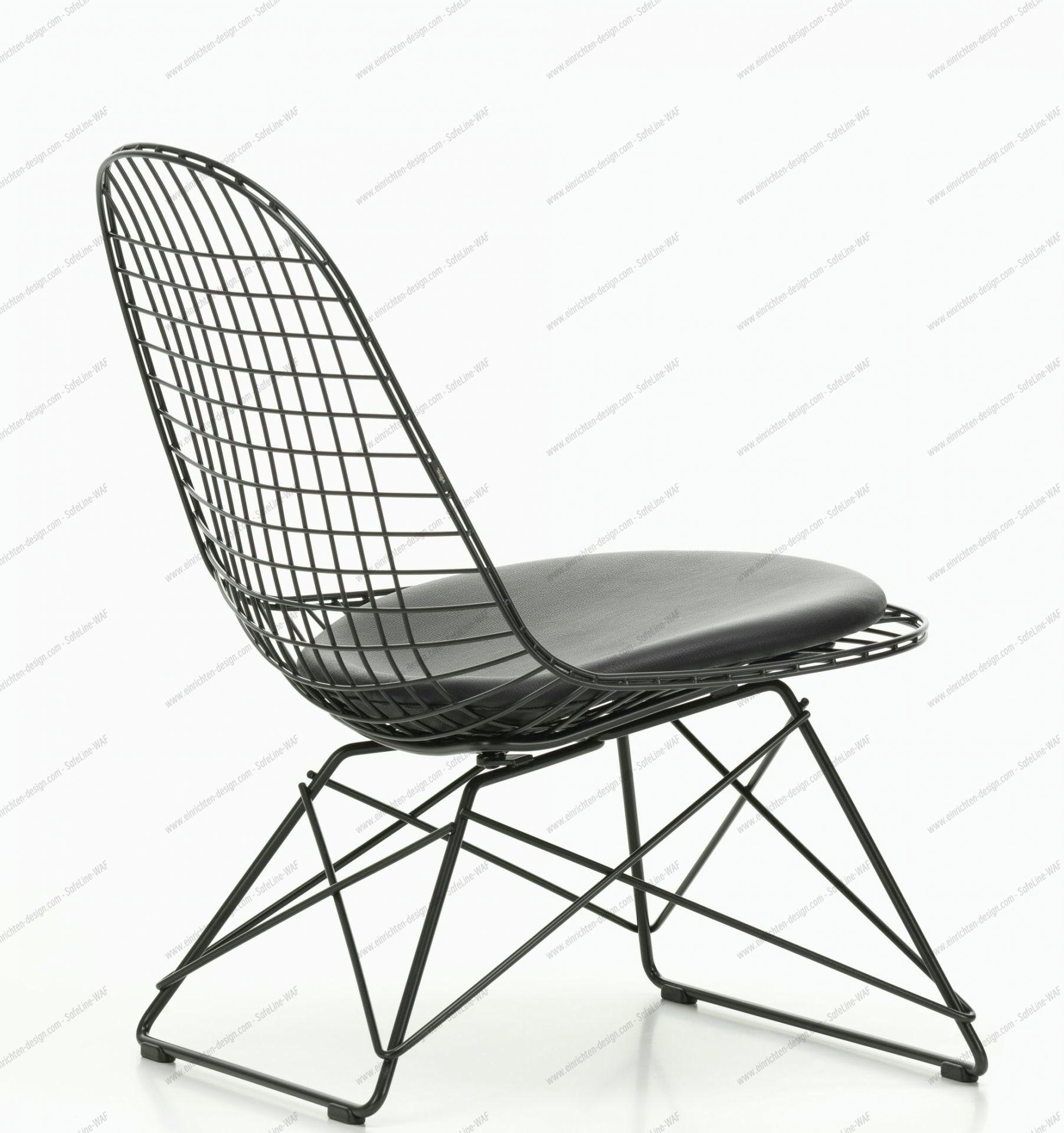 LKR-5 Wire Chair Chair with Seat Cushion Vitra