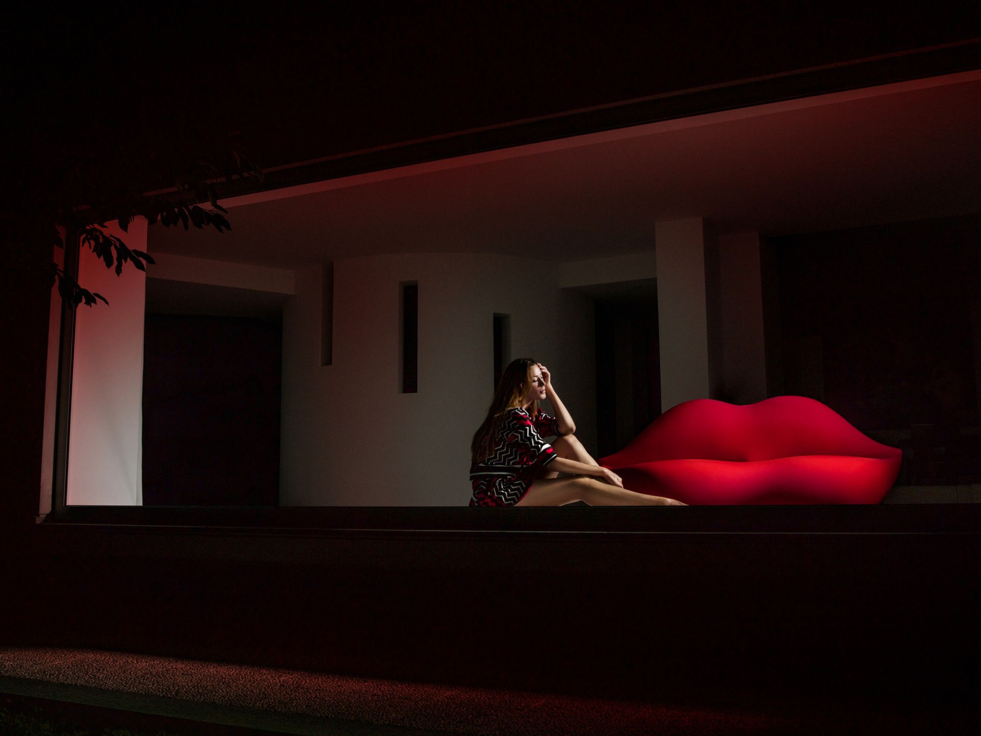 Bocca sofa Gufram