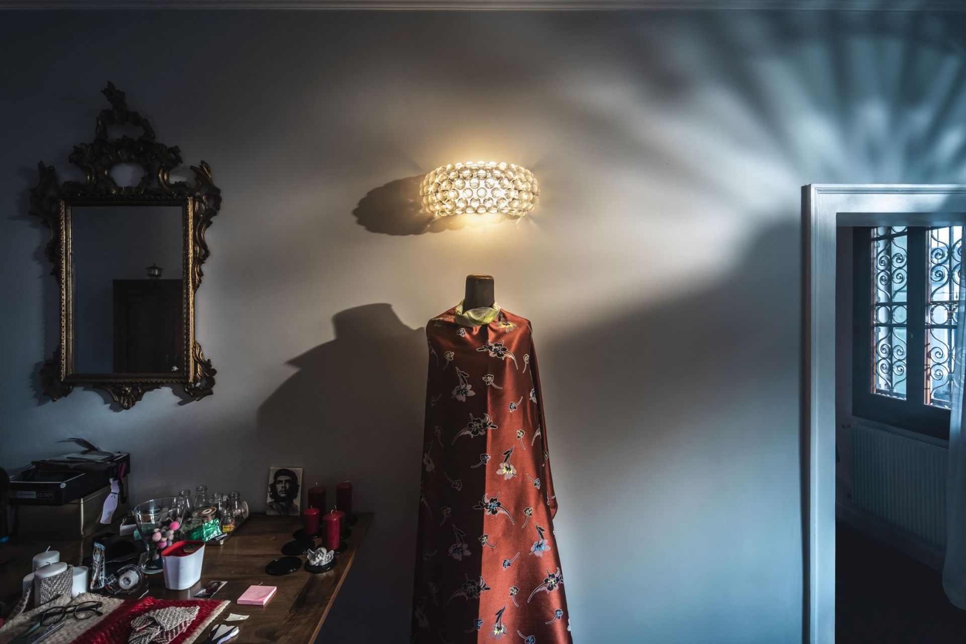 Caboche Plus Parete wall light Piccola - Transparent Foscarini