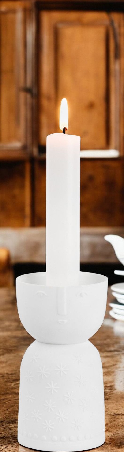 Porcelain layers Lichtgestalt Stella candle holder wheels SINGLE PIECES
