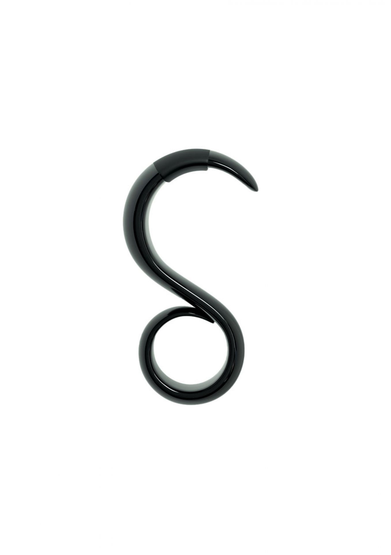 GCH04 StaySafe No-touch Keychain black Alessi SINGLE PIECES