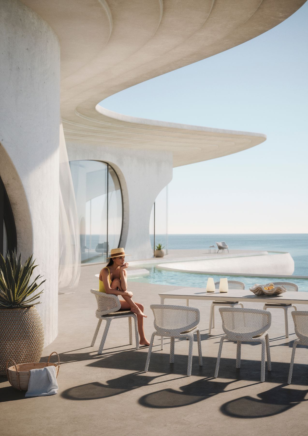 SEASHELL NUO Armchair DEDON