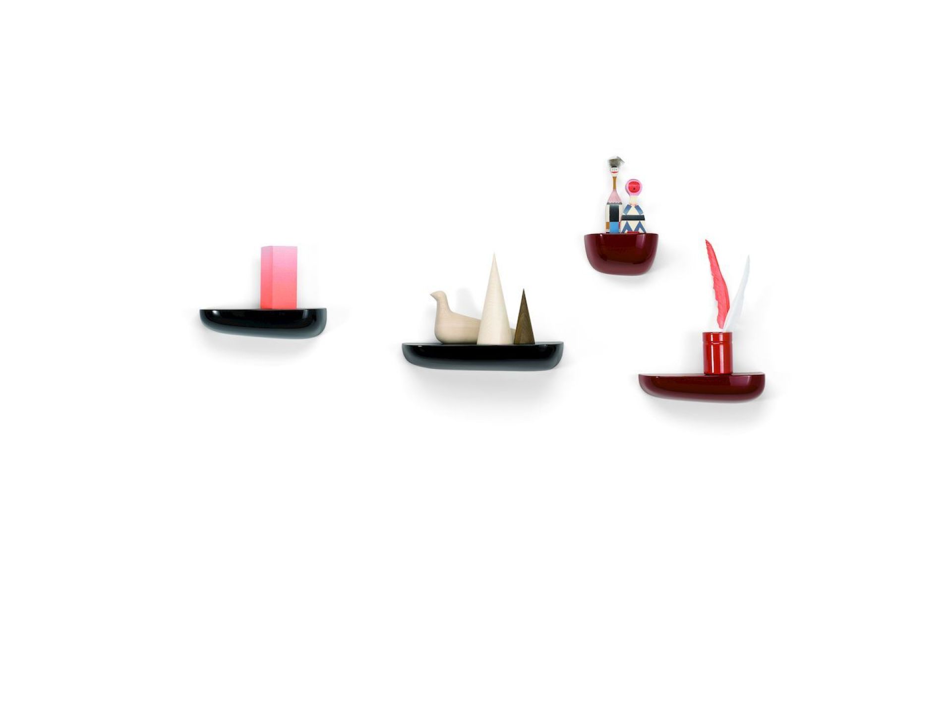 Corniches Wall board Medium Vitra Japanese red