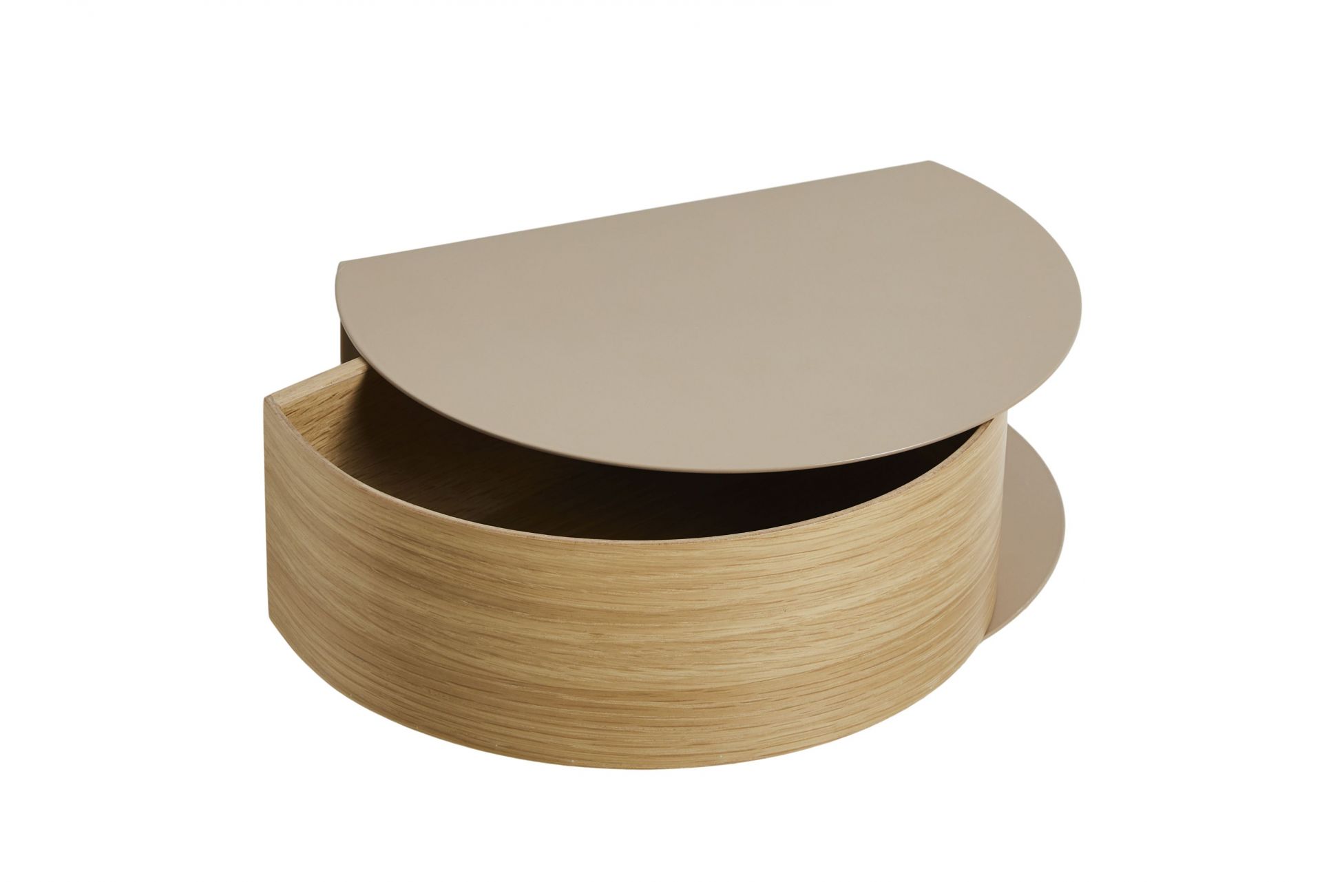 Wallie wall drawer shelf grey-beige Woud