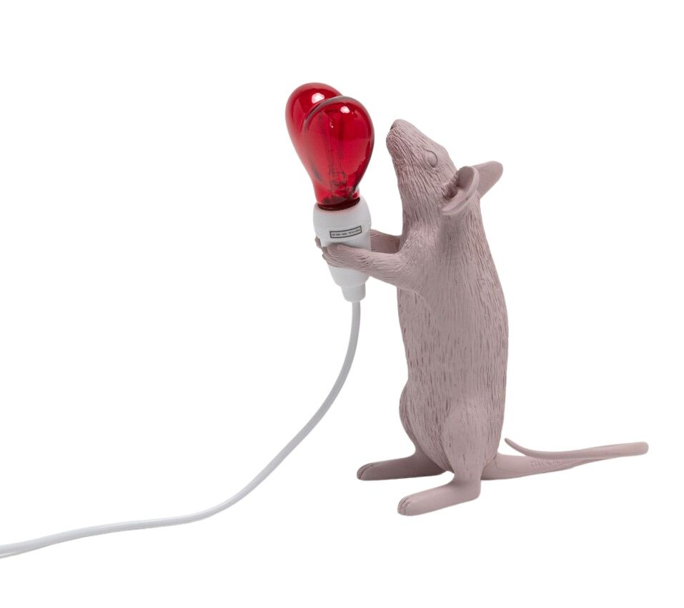 Mouse Lamp Step Love Edition USB Table Lamp Seletti