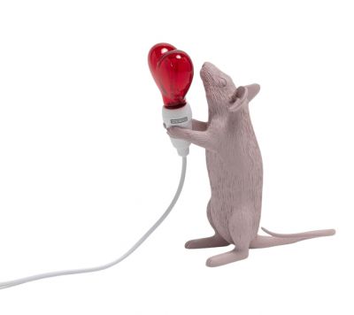 Mouse Lamp Step Love Edition USB Table Lamp Seletti