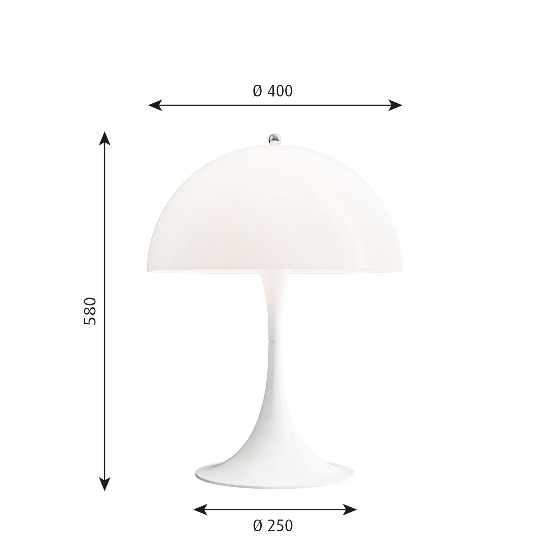 Louis Poulsen Panthella Floor Lamp, Contemporary Lighting