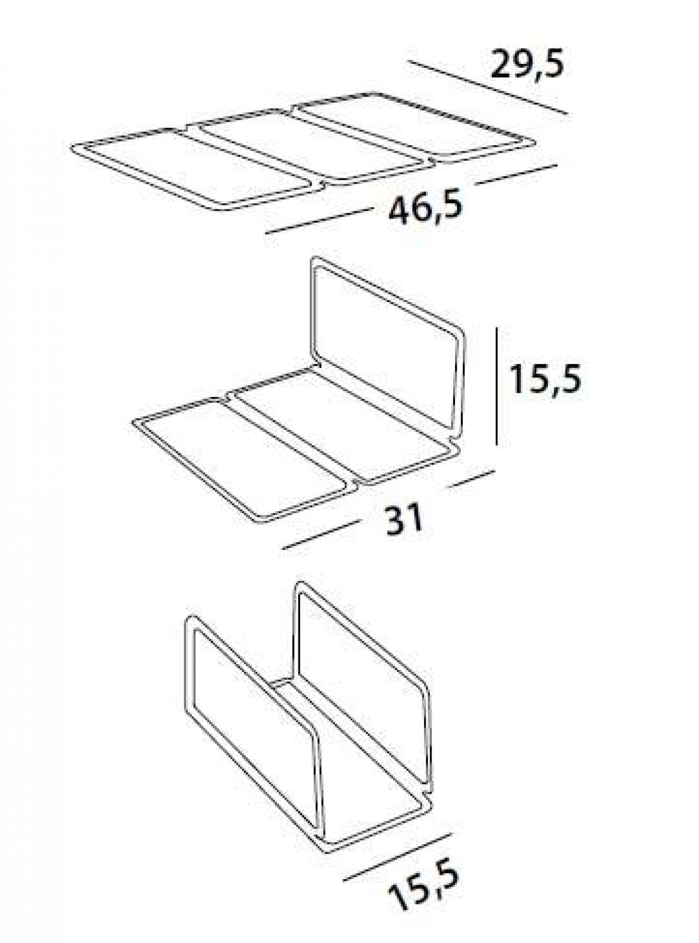 Network book shelf Casamania Horm