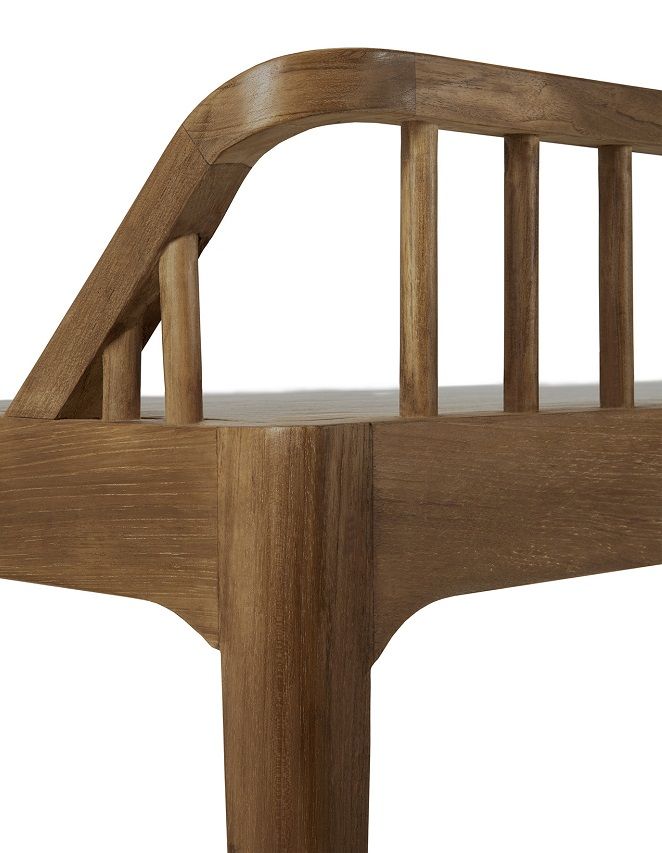Spindle bench Ethnicraft Teak