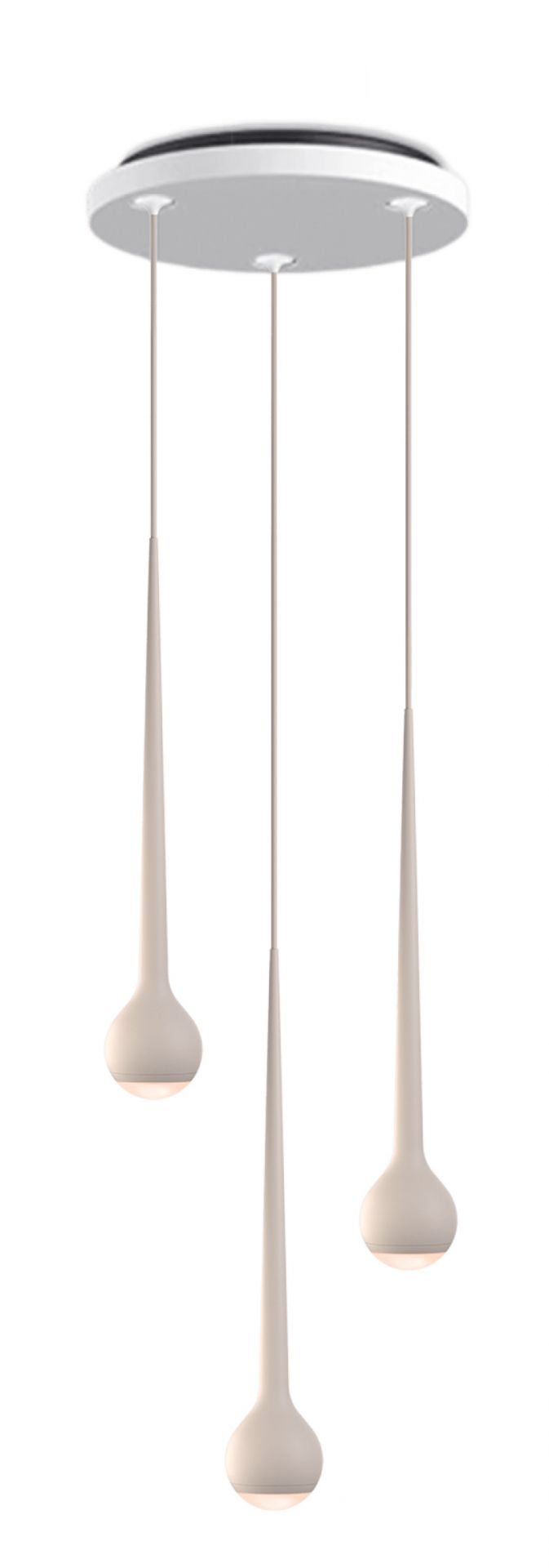Falling Sun Water pendant light Grau