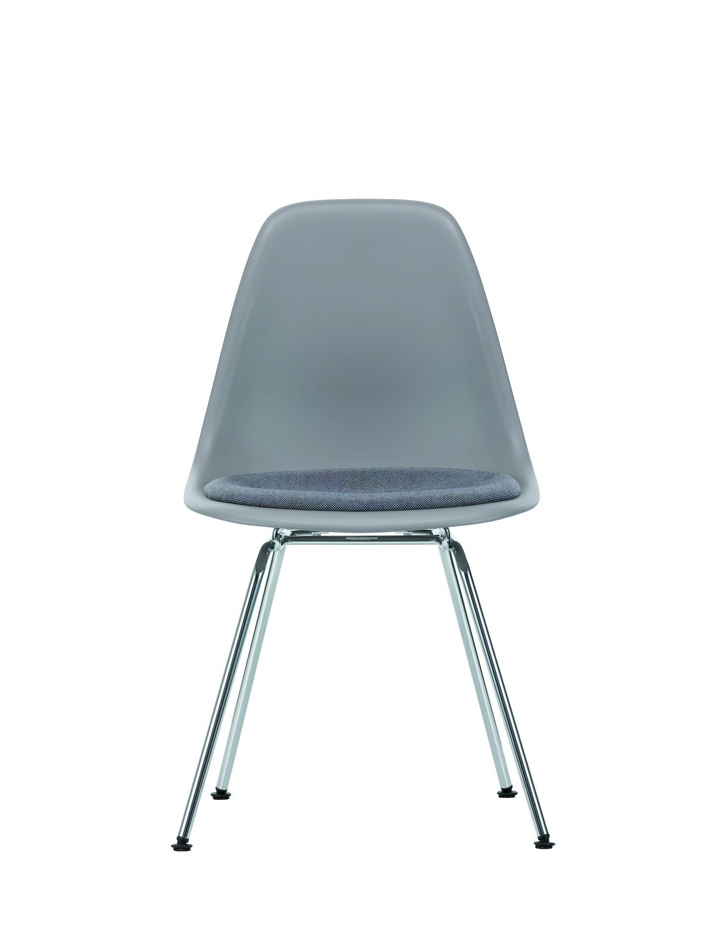 Eames Plastic Side Chair DSX Chair with seat cushion Vitra