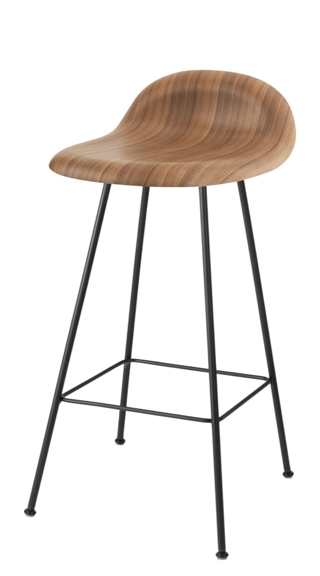 3D bar stool 65 wood Gubi