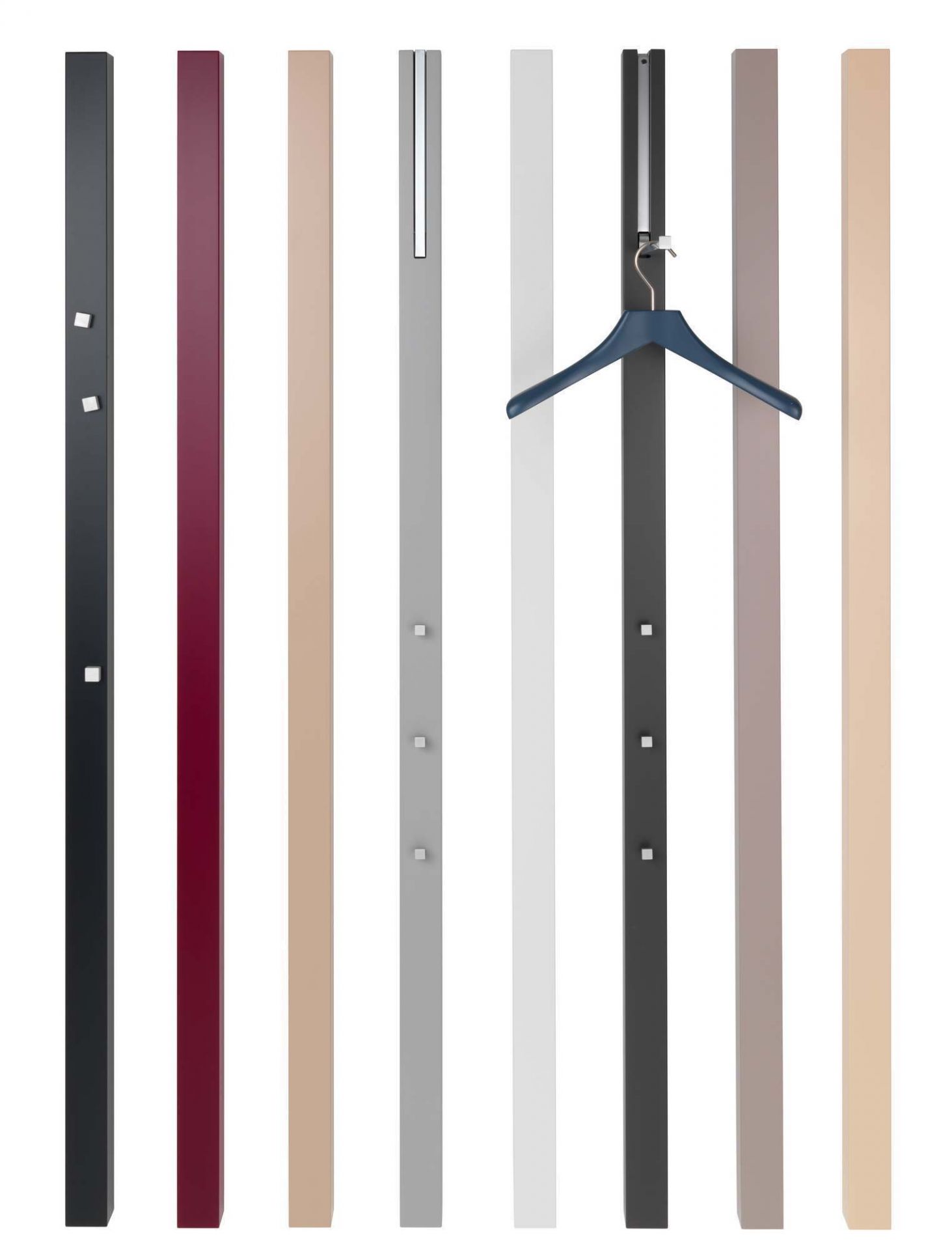 0112. Coat hanger black / hook chrome glossy Schönbuch