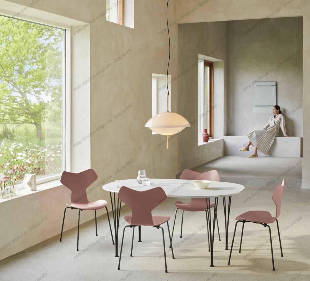 Fritz Hansen Super Elliptical table series