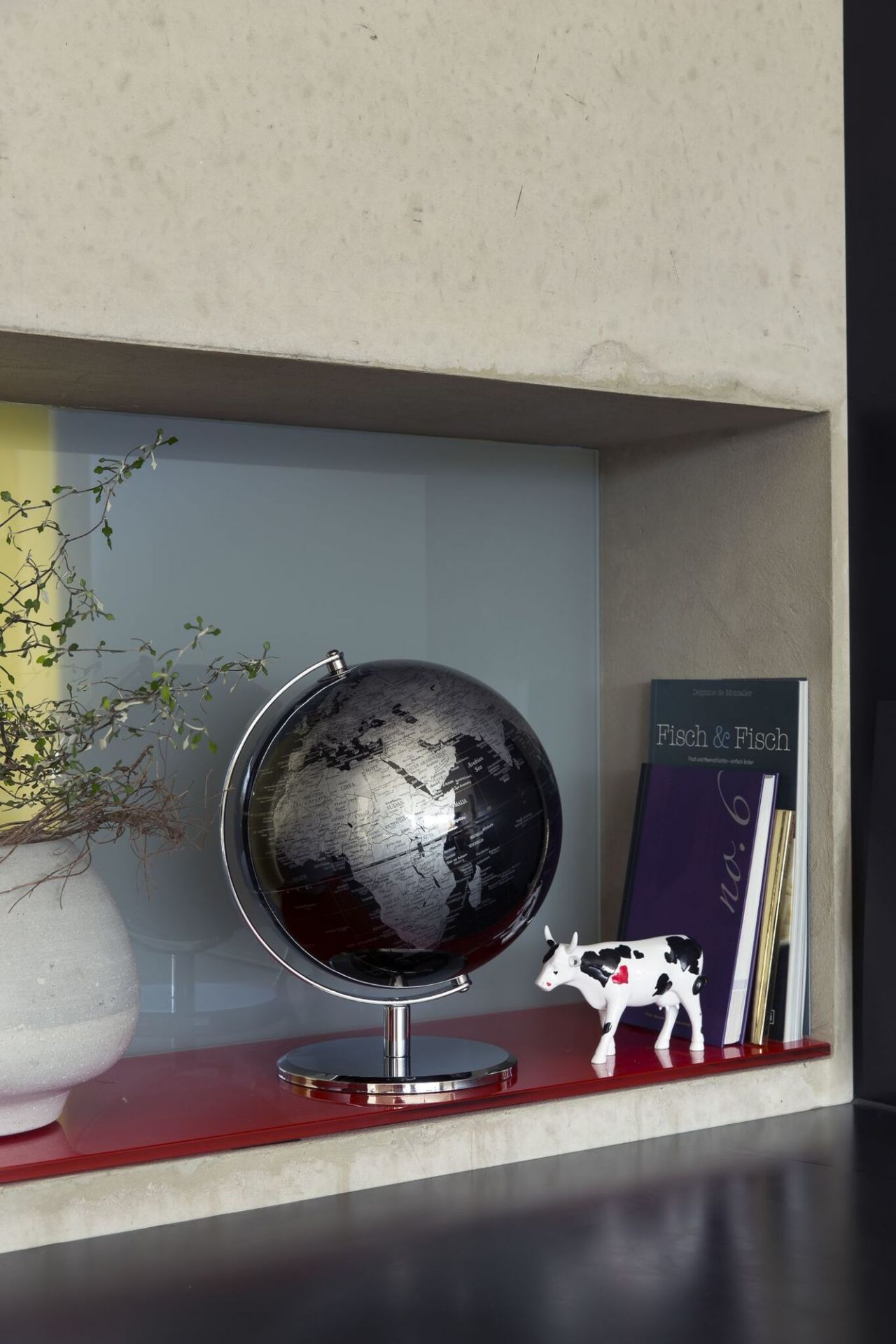 Globe with light Terra Black Light Emform SINGLE PIECES