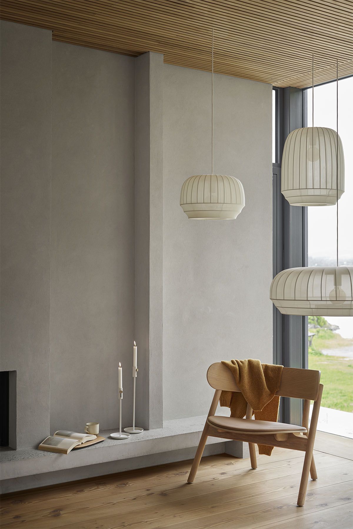 Tradition pendant lamp large oval Northern