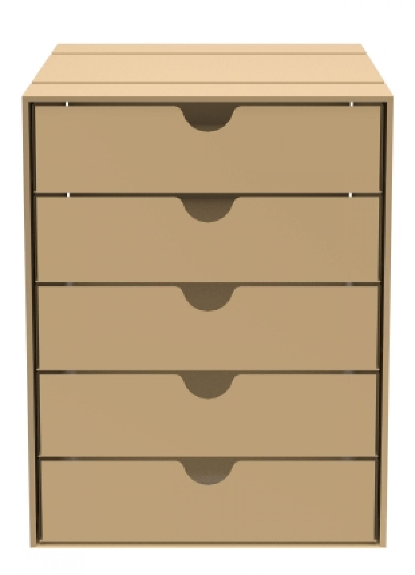 USM Haller Inos box set C4 with 5 closed trays Home Office Beige