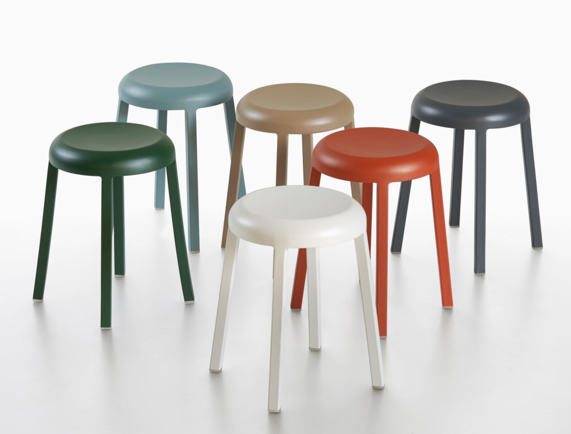 Za Stool Coral Emeco SINGLE PIECES