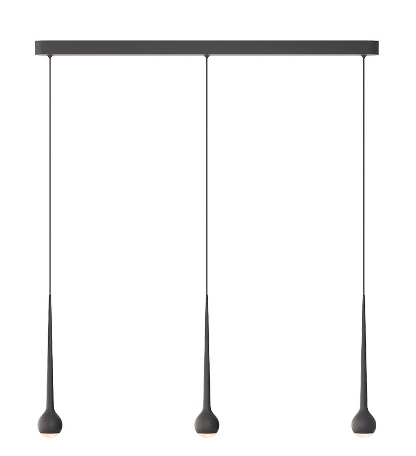 Falling Sun Trace pendant light Grau