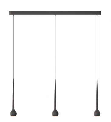 Falling Sun Trace pendant light Grau