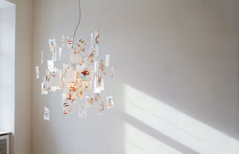 Zettel'z 5 Laughing Buddha Pendant Light Ingo Maurer
