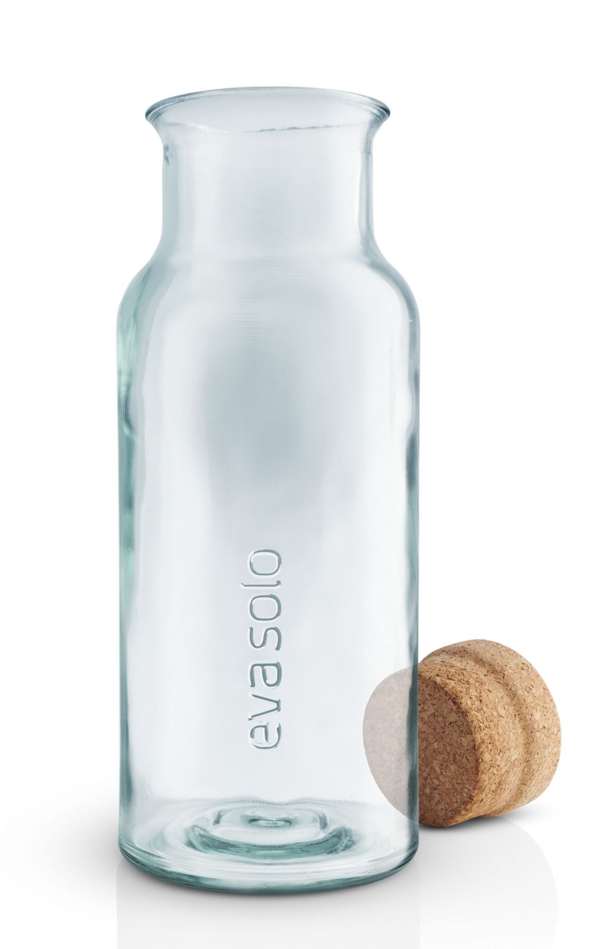 Recycled Glass carafe with cork 1l Eva Solo SINGLE PIECES