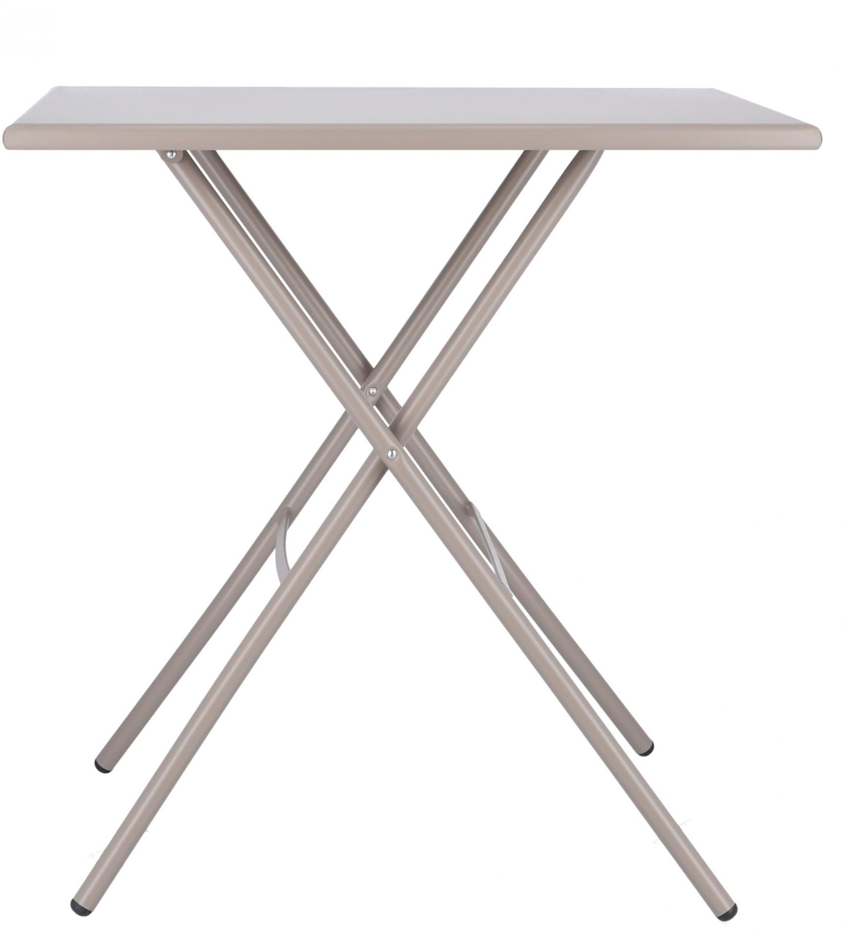 Fiam Sirio Folding Table W 50 x D 70 x H 73 cm Outdoor Jan Kurtz Taupe