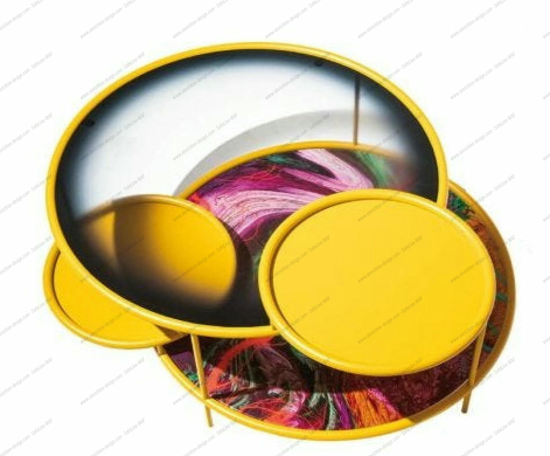 Sangaku Coffee Table Yellow/Anti-Atlas Driade
