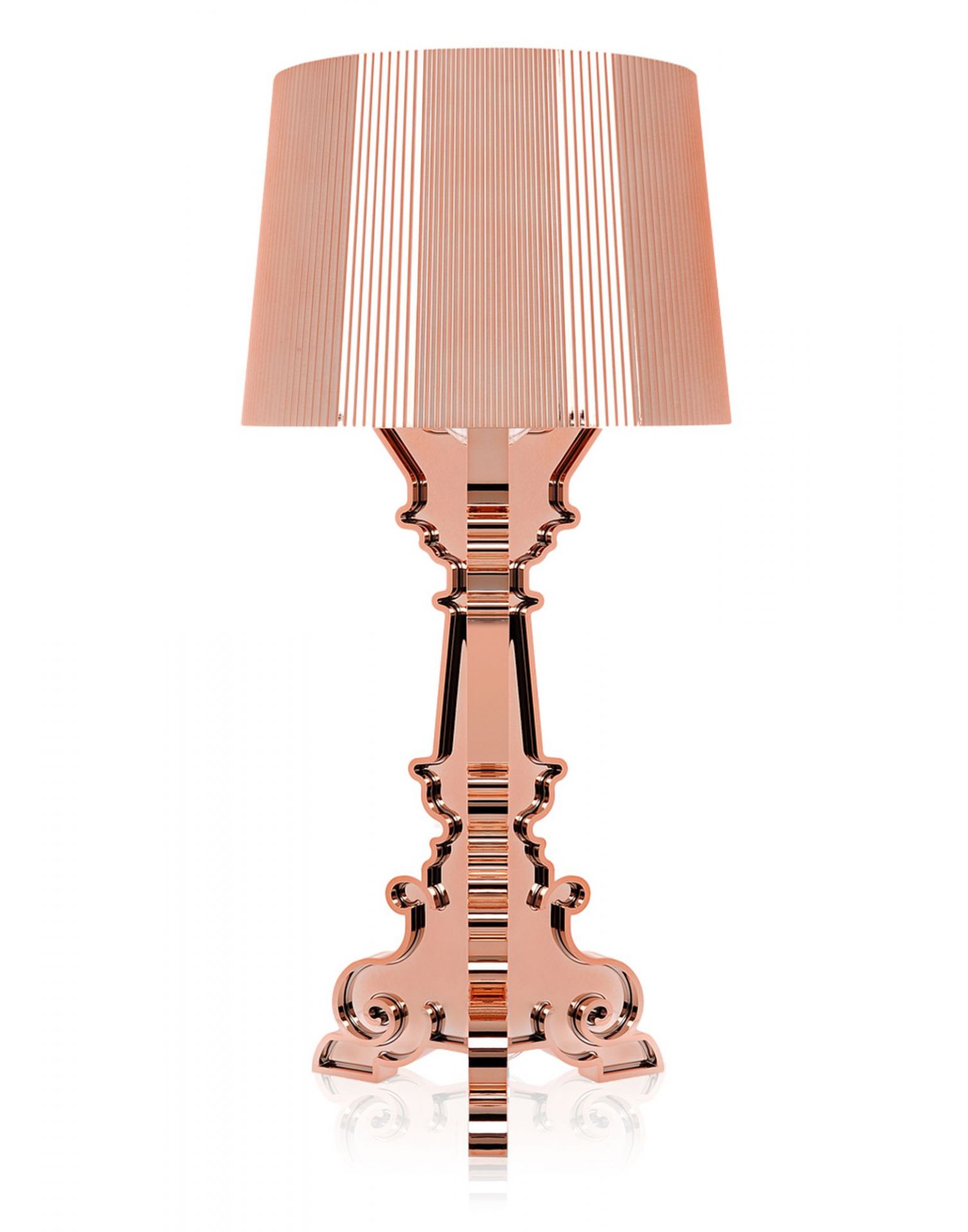 Bourgie Table lamp metallized copper Kartell