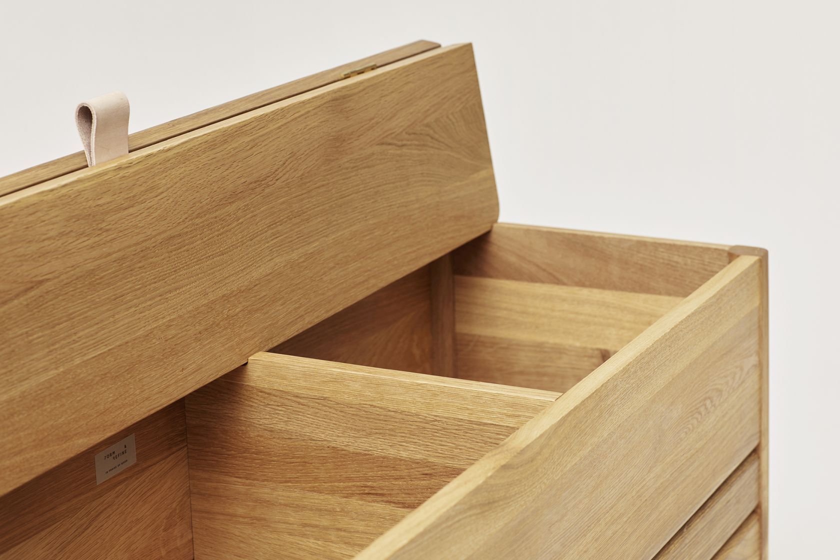 A Line Chest Bench 111 Oak Form & Refine
