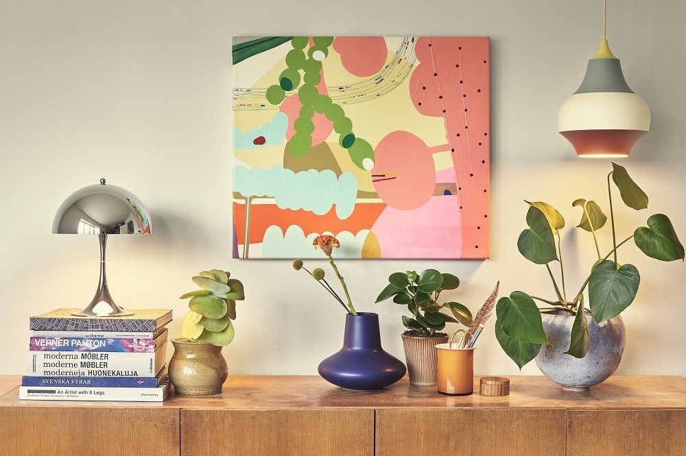 Panthella 250 Table lamp LED Metallic Louis Poulsen