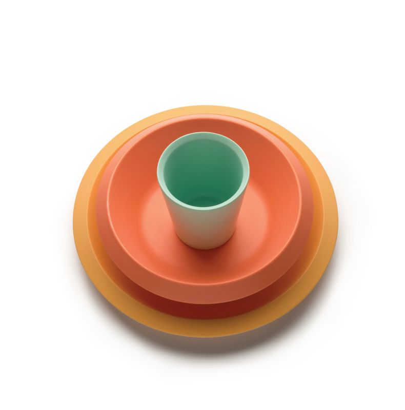 Giro Kids Collection Children's Tableware Orange Alessi