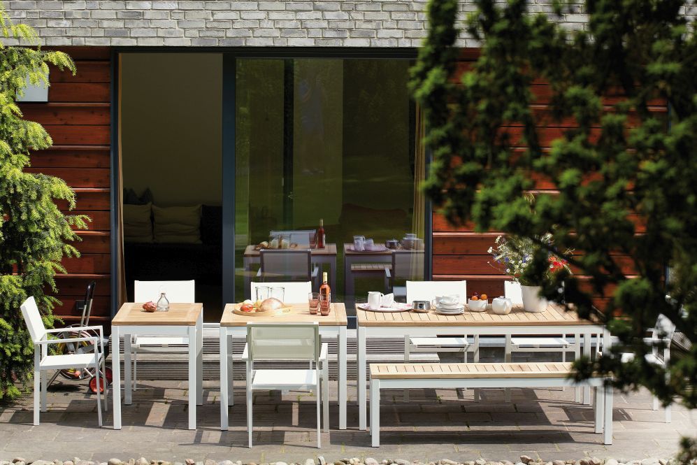Frame for Contract Table White Aluminium powder-coated Jan Kurtz