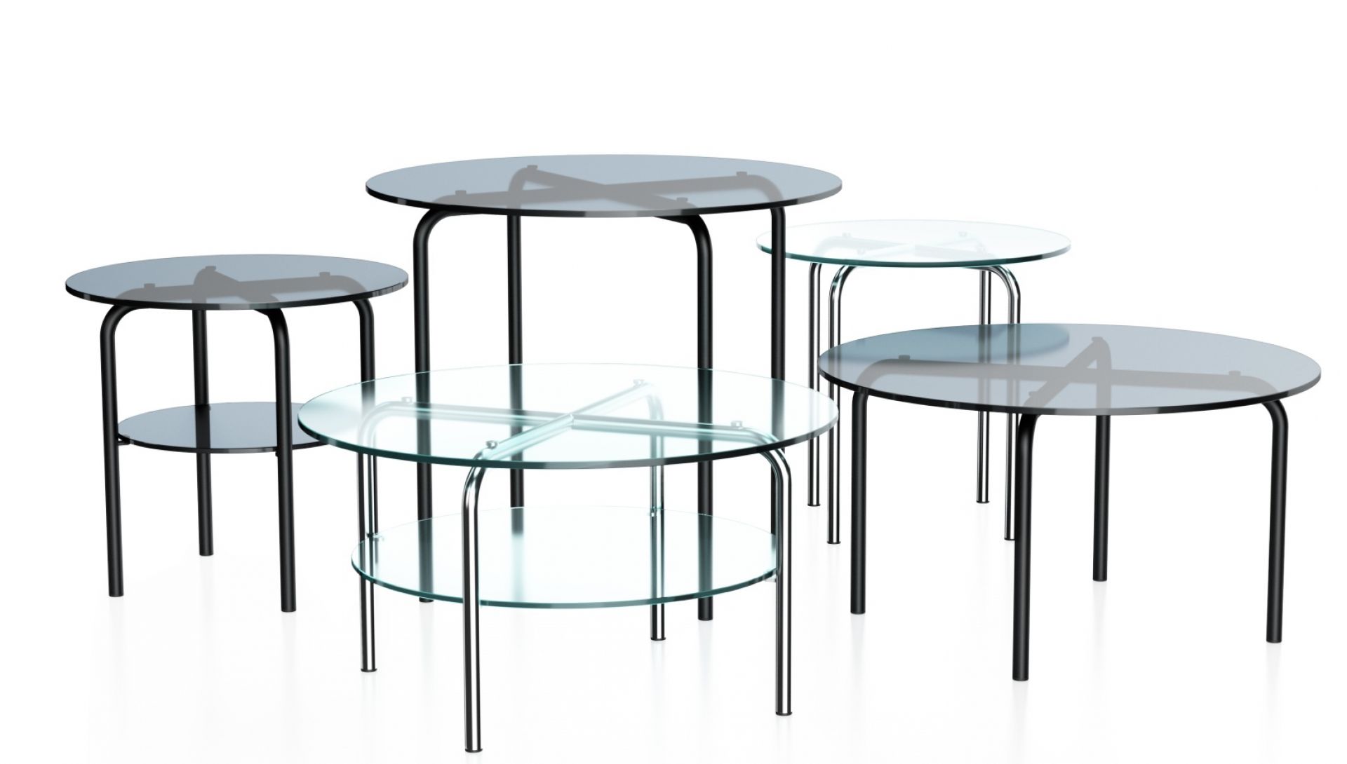 MR 517 / 1 Side Table with storage compartment Thonet