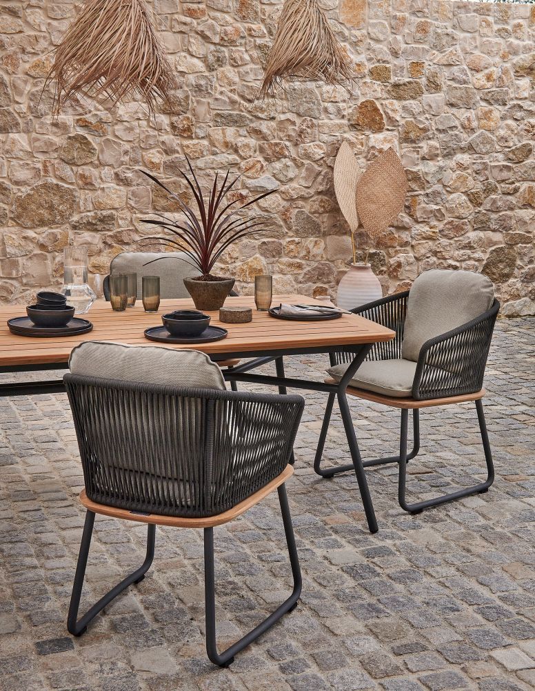 Denia Outdoor Dining Table Teak Weishäupl