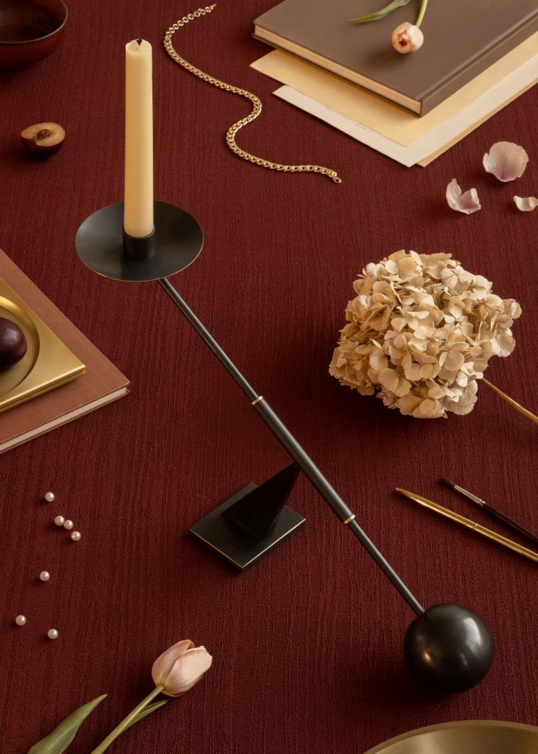 Interconnect Candle Holder Small - Black Audo Copenhagen