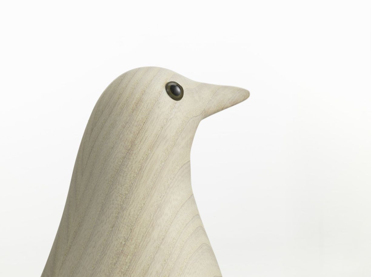 Eames House Bird sculpture white oiled ash Vitra
