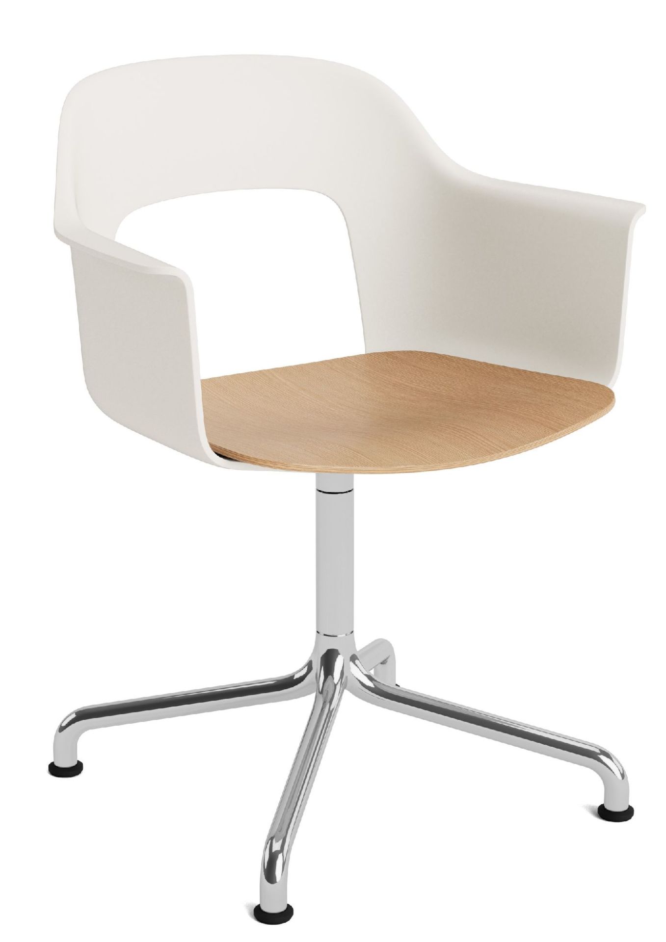 Layout Armchair 252 Armchair 4-star base swivel base with curved base Hay  