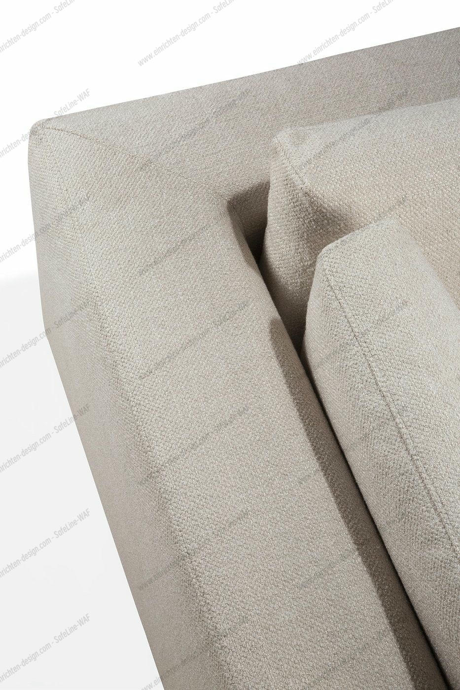 Mellow Sofa Corner Ivory Fabric Ethnicraft 