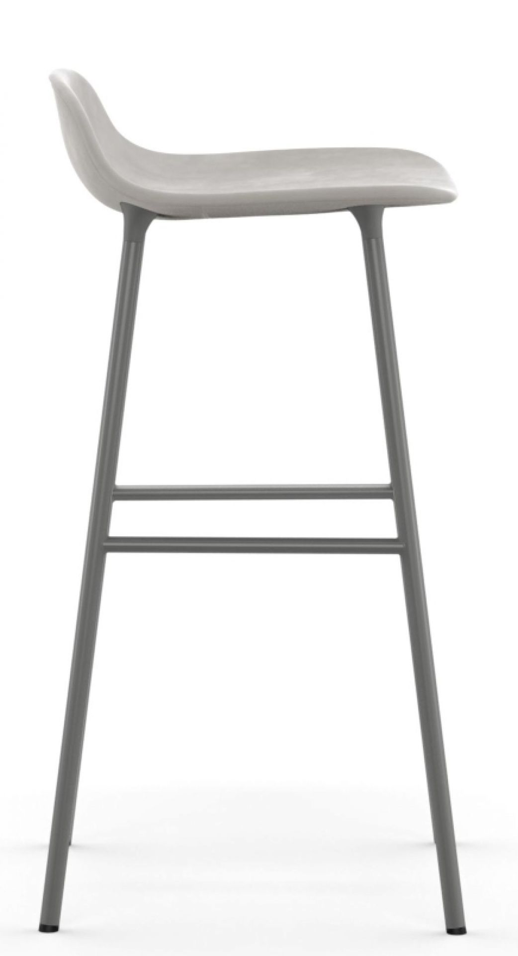 Form Barstool  H 75 cm Steel Upholstered Normann Copenhagen