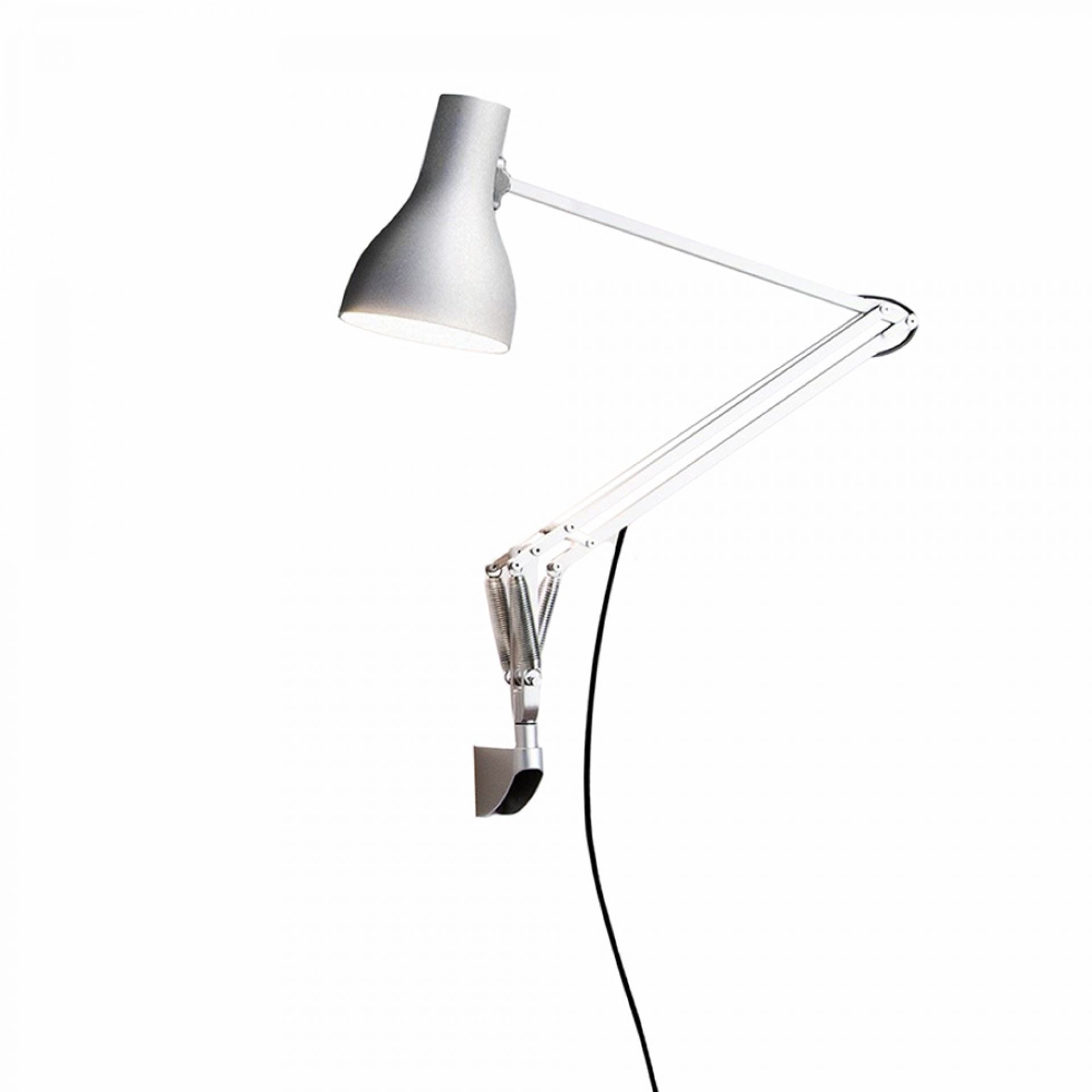 wall mounted anglepoise style lamp