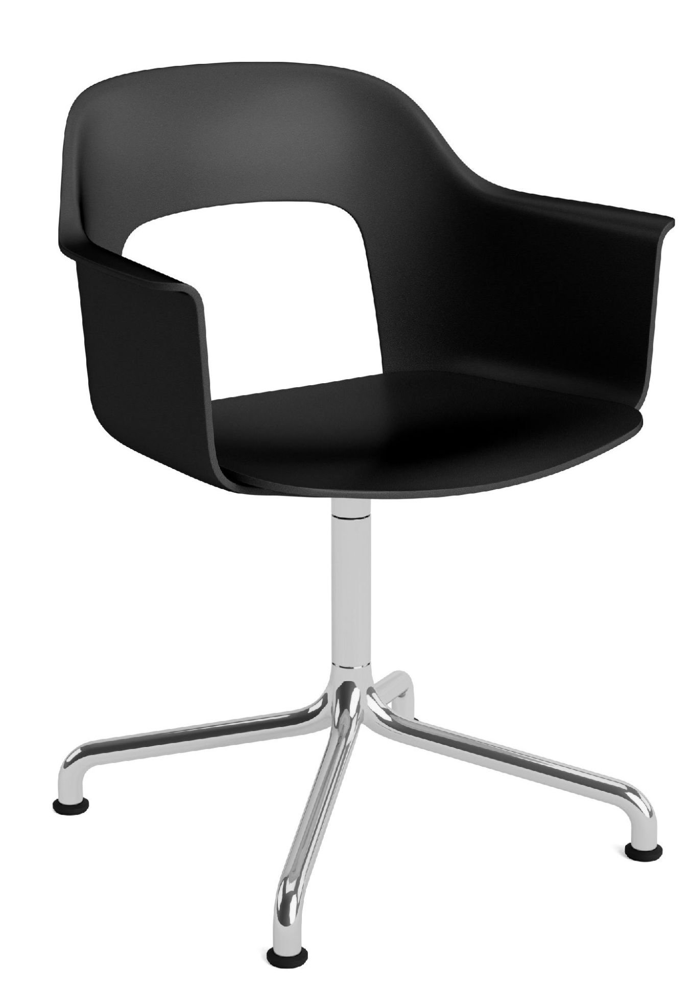 Layout Armchair 251 Armchair 4-star base swivel base with curved base Hay  