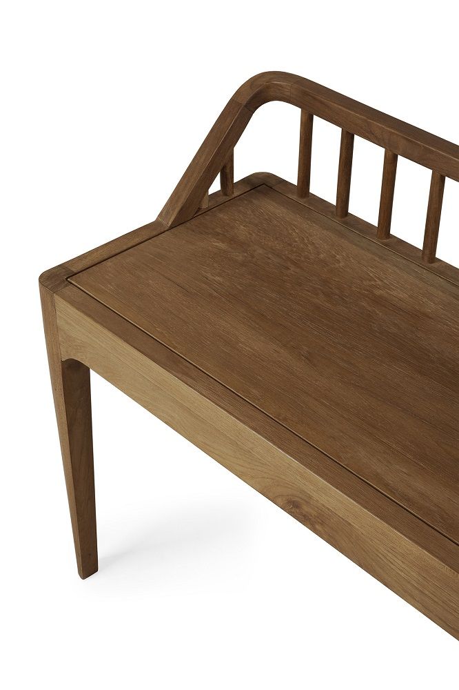 Spindle bench Ethnicraft Teak
