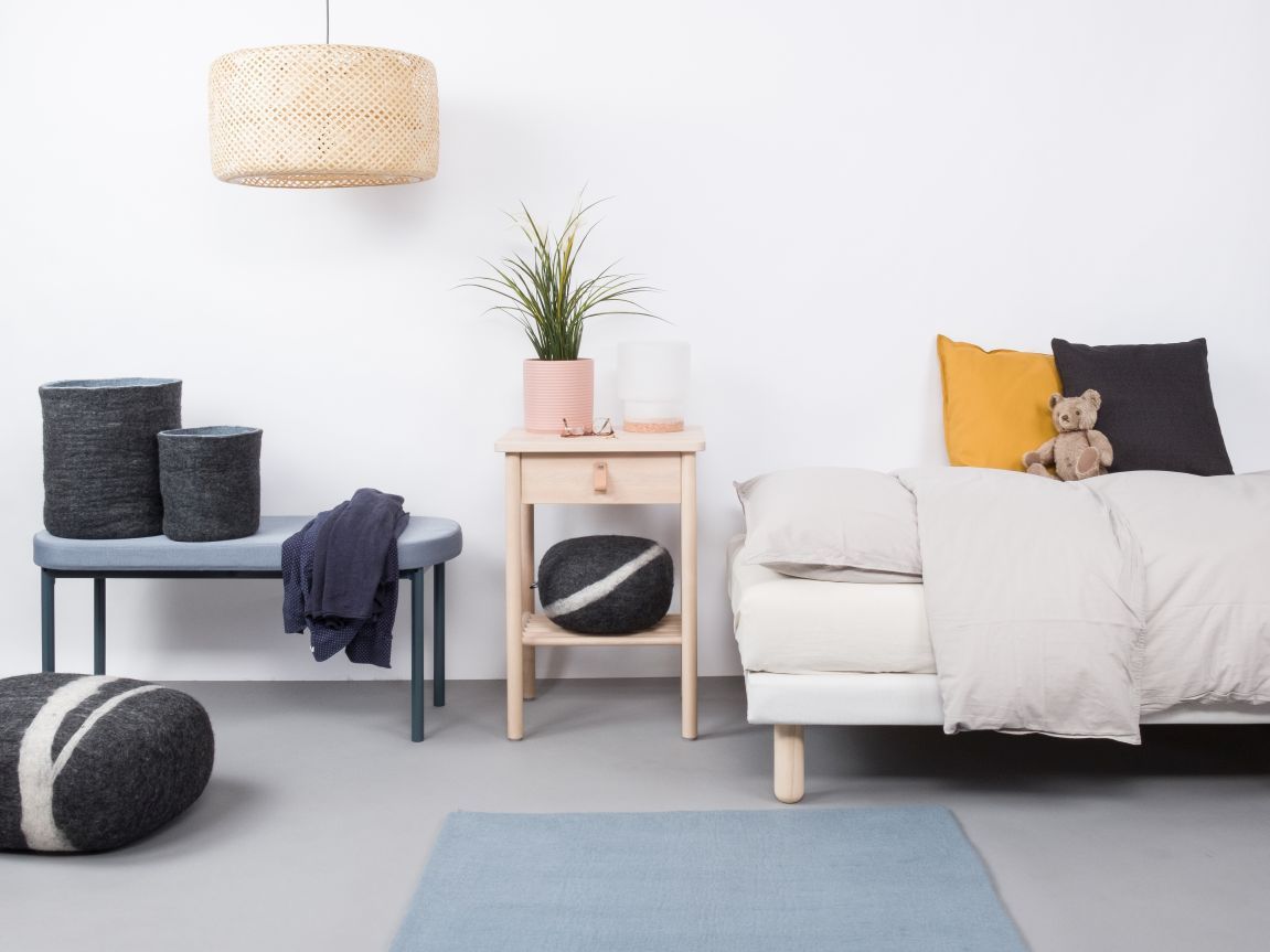 Mono Rectangular Felt Rug 180 x 260 cm myfelt