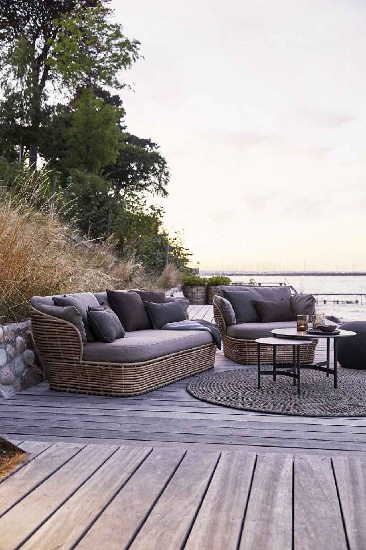 Basket Outdoor Lounge chair Cane-Line